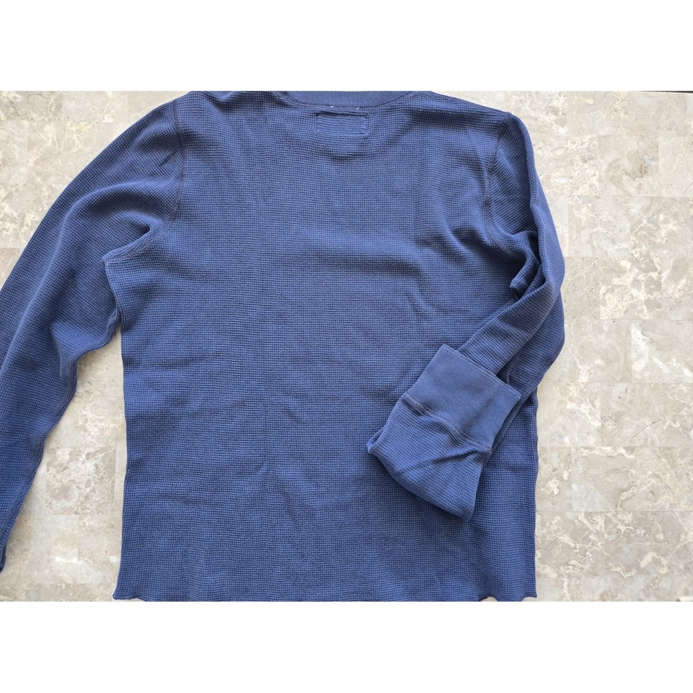 VTG Abercrombie & Fitch 90's/Y2K Distressed Thermal Muscle Shirt Large USA - Picture 9 of 9